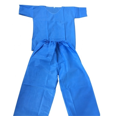 Szpitalna suknia chirurgiczna z krótkim rękawem SMS Smms 3xl 4xl 5xl Jednorazowe ochronne fartuchy medyczne
