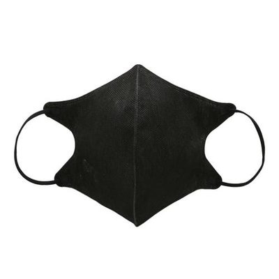 3-warstwowa czarna jednorazowa maska ​​na nos Tkanina 3D Medyczna maska ​​ochronna Gb 19083 Kn95