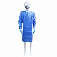 Oddychające fartuchy chirurgiczne Jednorazowa odzież izolacyjna medyczna Sterylne Smms ISO13485