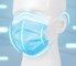 6 7 8-calowa poliestrowa jednorazowa nietkana maska ​​na twarz z elastyczną pętlą na uszy 1 pudełko 6 paczek